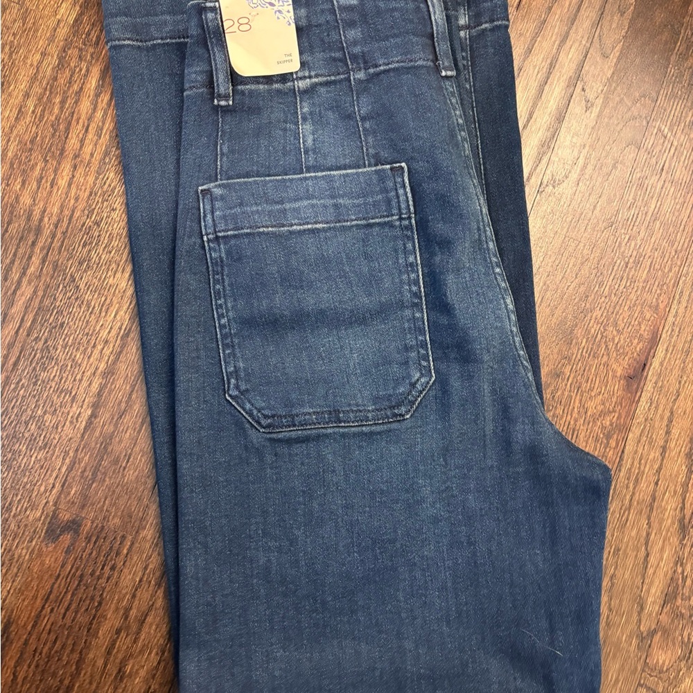 Pilcro Dark Blue Relaxed Jeans